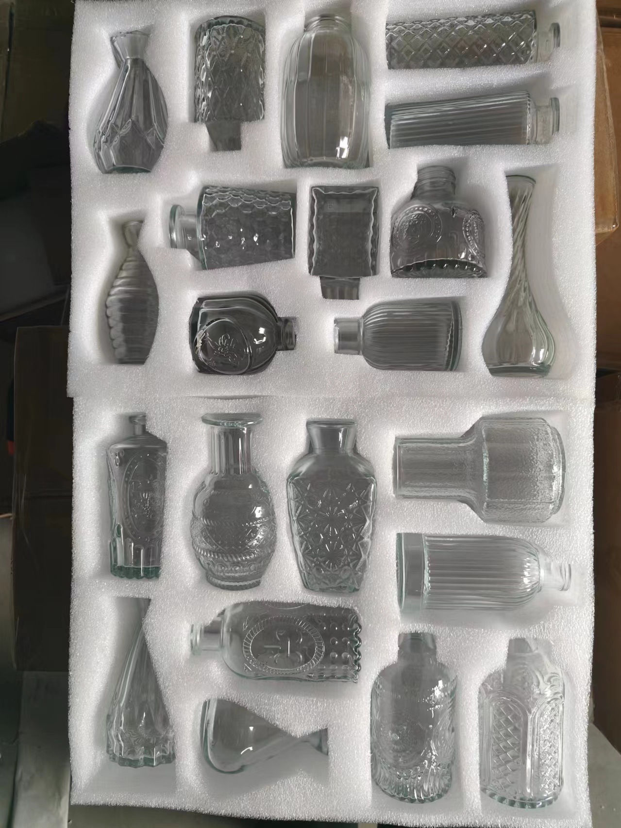 Juego de 22 piezas transparente