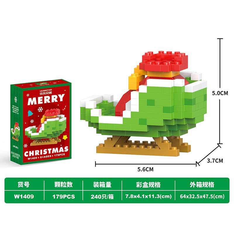 国境を越えた人気は積み木の小さな粒子と一緒に雪だるまを作ったクリスマスヘラジカのクリスマスプレゼント子供のおもちゃ卸売り|undefined