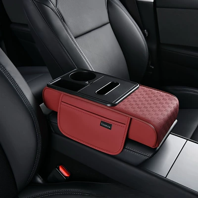 Armrest box pad – shipping, and wholesale - small-size-volcano-red