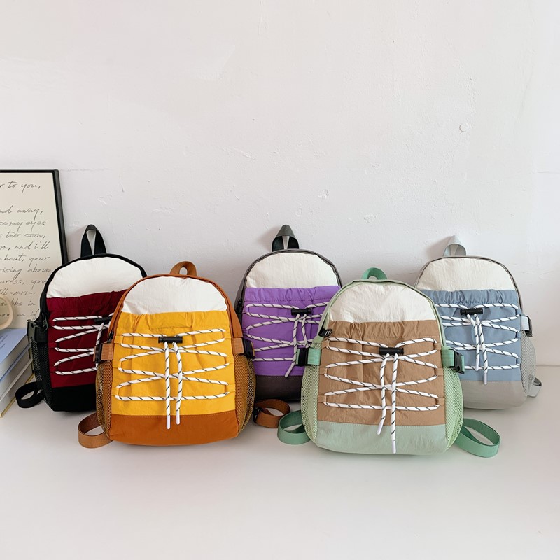 Mochila casual simple coreana para niños y niñas, mochila exterior, mochila de jardín de infantes para niños.