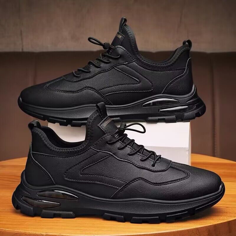 Men's Shoes summer new breathable chef shoes leather shoes trendy versatile thick-soled leather sports casual running daddy shoes Men's Shoes summer new breathable chef shoes leather shoes trendy versatile thick-soled leather sports casual running daddy shoes