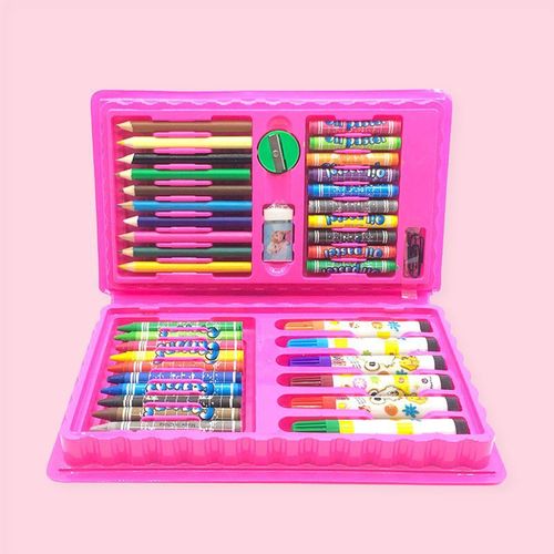 Brush set children's watercolor pen painting gift box crayons primary school students art supplies drawing board color lead crayon combination