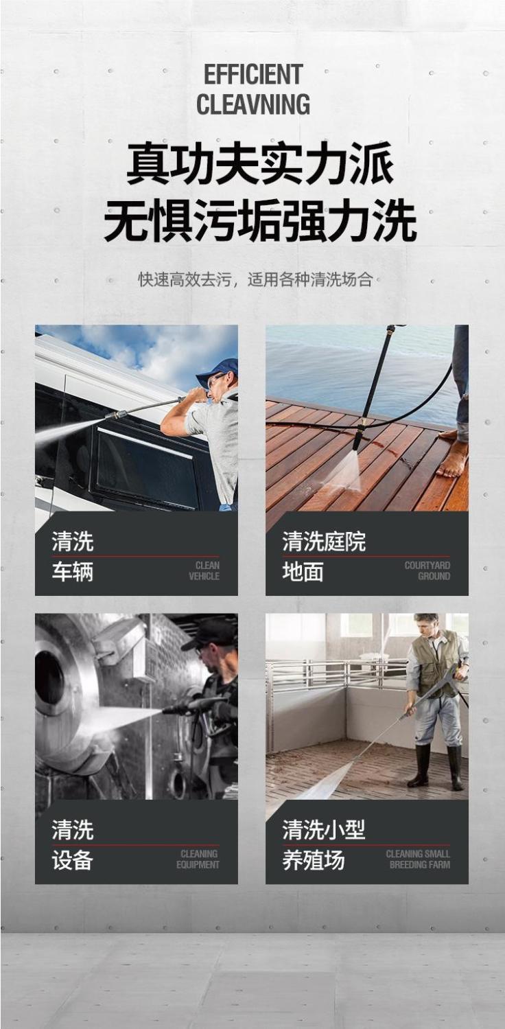 Jeps New F6 Fully Automatic Household High-Pressure Cleaning Car Washing Machine All-Copper Sensor Motor High Power F11X