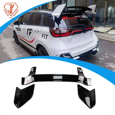 Factory Direct Sales Suitable for 2021 Honda Fit Tr Rear Wing Spoiler Modified Rear Wing Tail Light