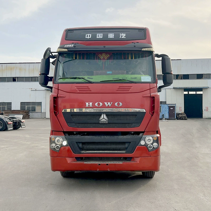 Б/у тягач Sinotruk Howo CNG, 10-колесный, 450 л.с., для перевозки грузов