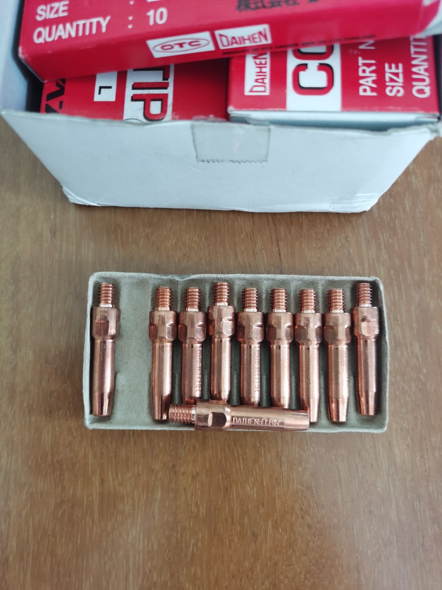 OTC/欧地希原装进口机器人专用导电嘴L7250B01/40长0.8