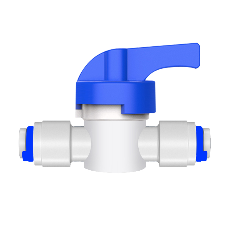 2 puntos 3 puntos 4 puntos conector rápido adaptador recto codo válvula de bola de tres vías accesorios de purificador de agua conector de 6 puntos rosca