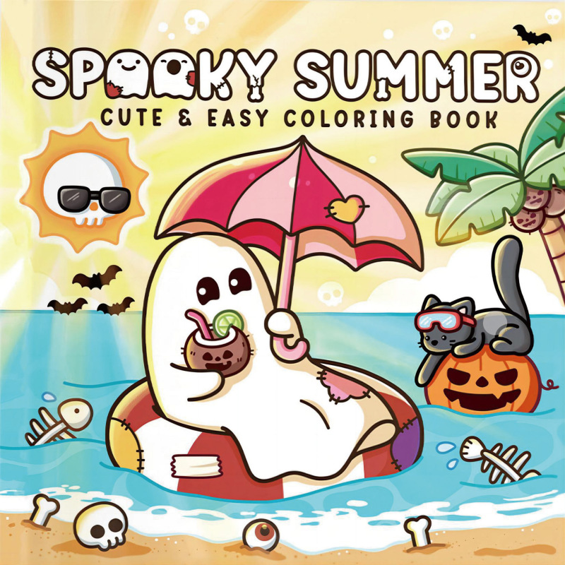 亚马逊热销Coloring Book涂色本填色本小角落怪兽系列儿童绘画本|undefined