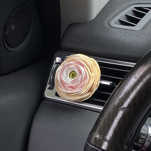 Car aromatherapy peony air outlet aromatherapy air outlet aromatherapy to remove odor aromatherapy car pendant jewelry