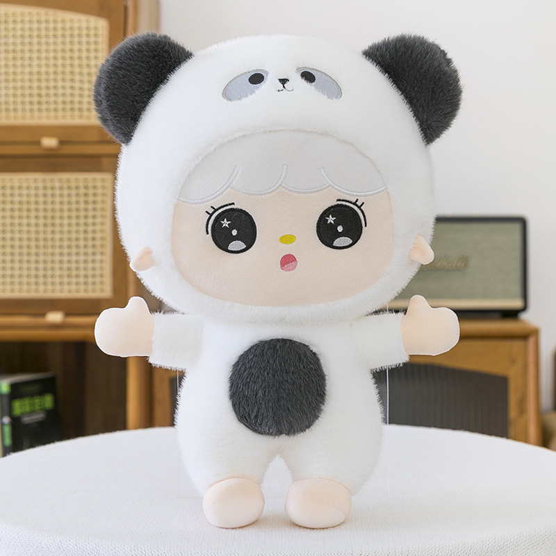 新型の毛の長いウサギのぬいぐるみのおもちゃのかわいい大きい耳のウサギの公仔のベッドの上のソファーは件の越境の対外貿易を並べます。|undefined