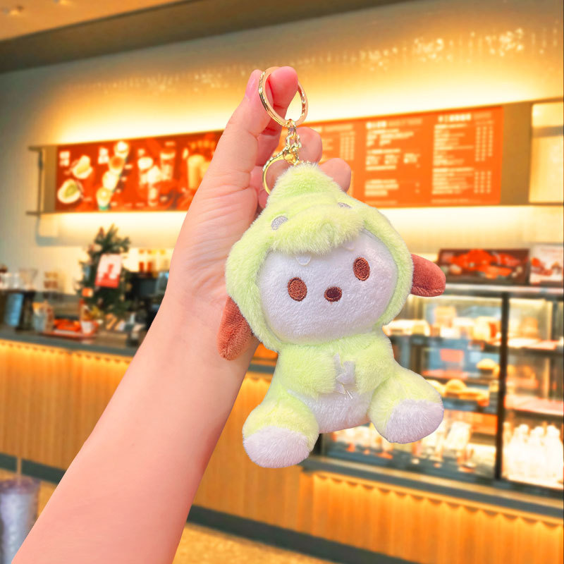 ぬいぐるみのかわいいアクセサリーのぬいぐるみのペンダント卸売りのおもちゃの子供のかばんの漫画の子供の鍵は子供の機械をつかみます。