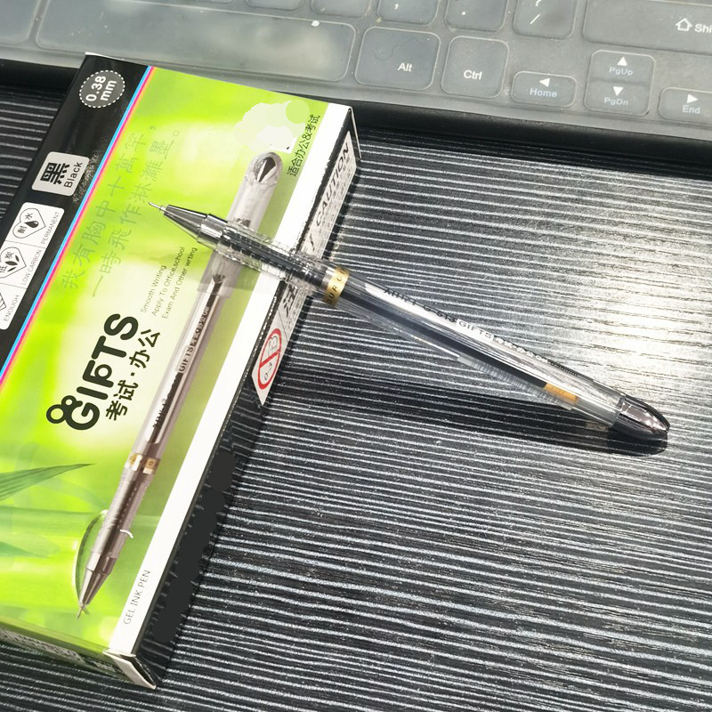 G-513 Office Examination Gel Pen 0.38 Water Pen Carbon Black Water-based Business Signature Student Writing