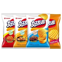Holle Friend Fun 45g Big Bumpy Potato Chips Korean Kimchi Flavor Caribbean Roasted Wings Flavor Casual Puffed Snack 