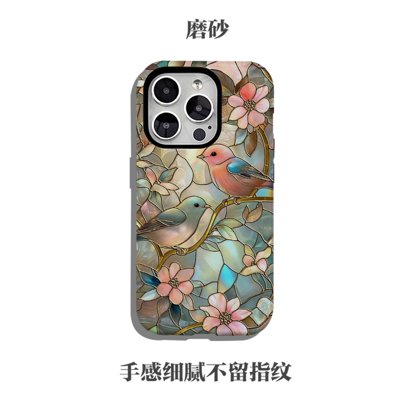跨境爆款欧美镜面磁吸菲林二合一全包手机壳一件代发适用苹果16|undefined