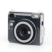 适用instax SQUARE SQ40相机保护壳 透明水晶收纳壳耐用防滑无绳