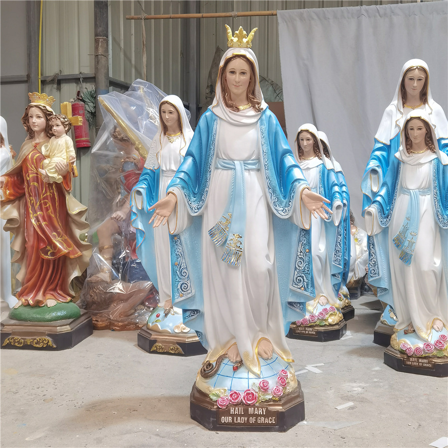 Posta gratuita 120cm decoración de estatuas de la familia de la decoración de regalos de la sala de estar