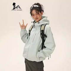 ラクダLNCAMEL山系機能突撃服女性スポーツアウトドア夜間反射コート防風登山服男