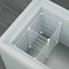 冰柜专用收纳筐内置物架家用压缩台阶上型号小尺寸矮窄分层架小小