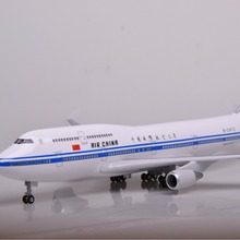 波音B747中国航空原型机仿真飞机模型787原型机带轮带灯航模