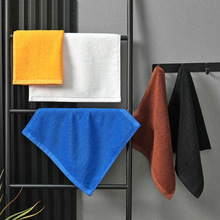 酒店全棉餐饮ktv白色方巾30*30擦手牧场方巾餐厅小毛巾一次性抹布