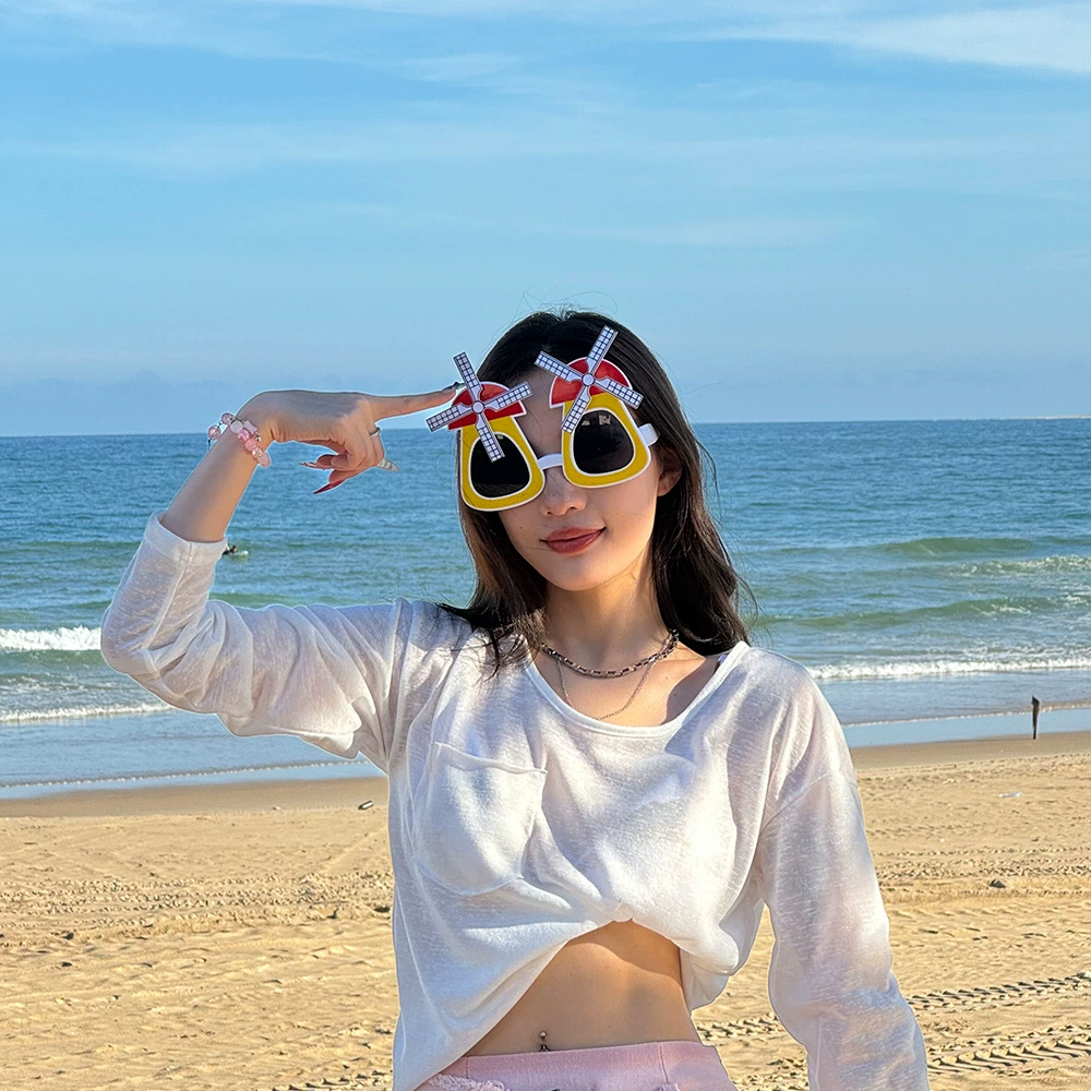 Beach sunglasses, glasses for party, wineglass for ice cream, graduation party