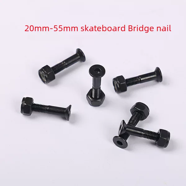 Factory Direct Sales 25inch Iron Double Rocker Screws Inner Hexagonal Longboard Nails Bridge Nail Bracket Side Female Center Column Skateboard