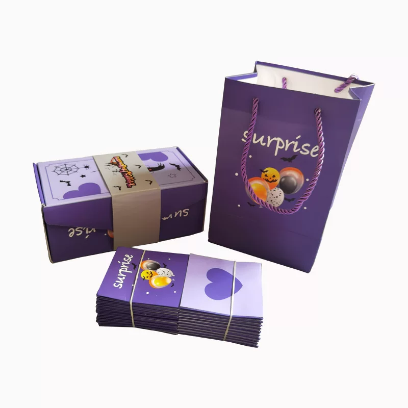 Cross-border Halloween party supplies Hot popping box creative surprise box red envelope bouncing romantic gift box