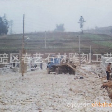 供应 跨河防护石质扶手河道护栏