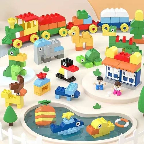 Compatible with Lego large particle building block toys children's educational assembly and insertion for boys and girls 2-3-4-6 to develop intelligence