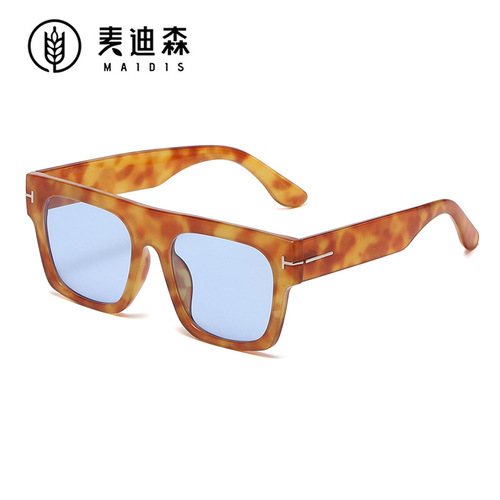 Jet 5083 square frame European and American trendy frame glasses Amazon new anti-blue light glasses cross-border export sunglasses