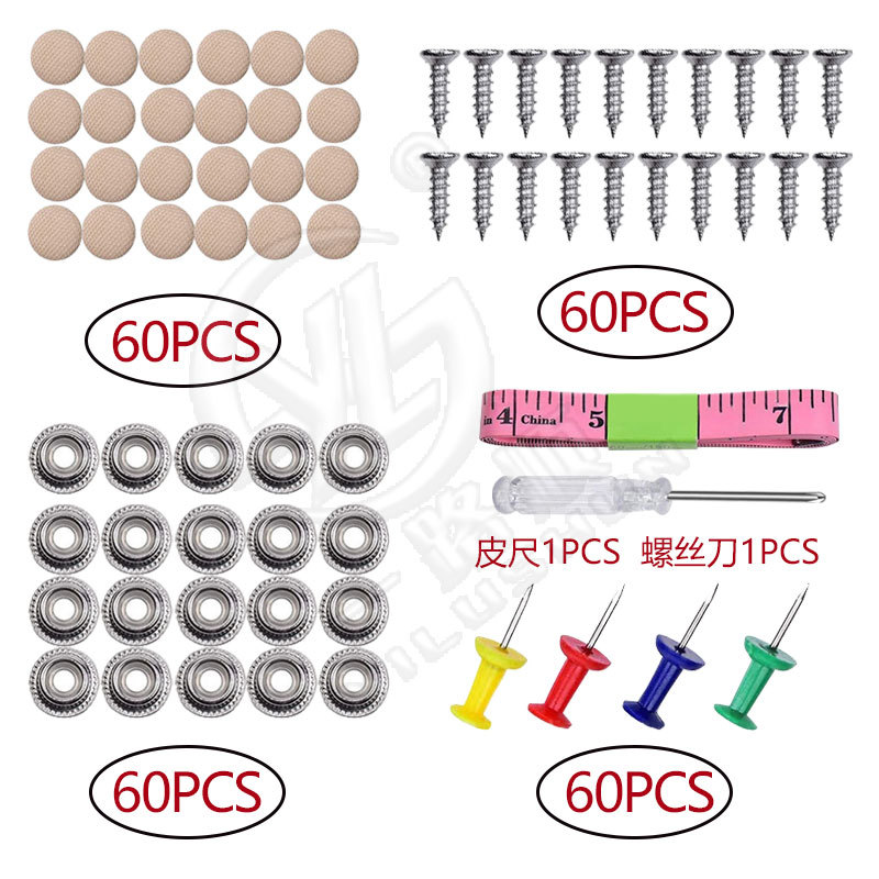 Hebilla de la tarjeta del techo del automóvil Hebilla de reparación de la caída de la tela del techo Hebilla del tornillo de reparación de la fijación del techo Hebilla de la tarjeta del techo A342