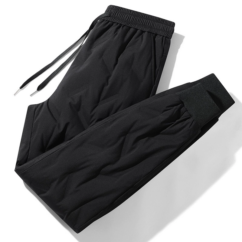 Носите толстые теплые длинные брюки зимой