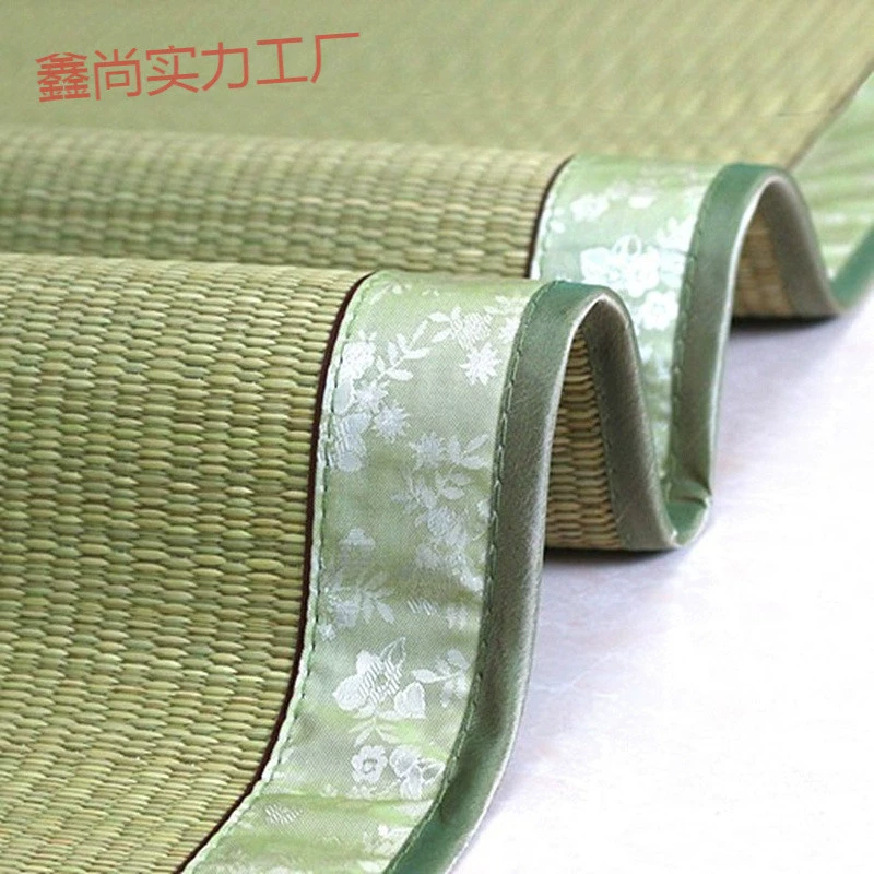 Соломенный коврик, летний старомодный коврик, бытовой, 2025, новый натуральный соломенный коврик, детский складной коврик, студенческое общежитие