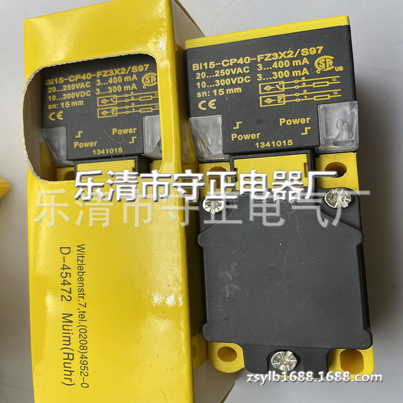 全新长方形传感器BI15-CP40-FZ3X2/S97接近开关 品质保证