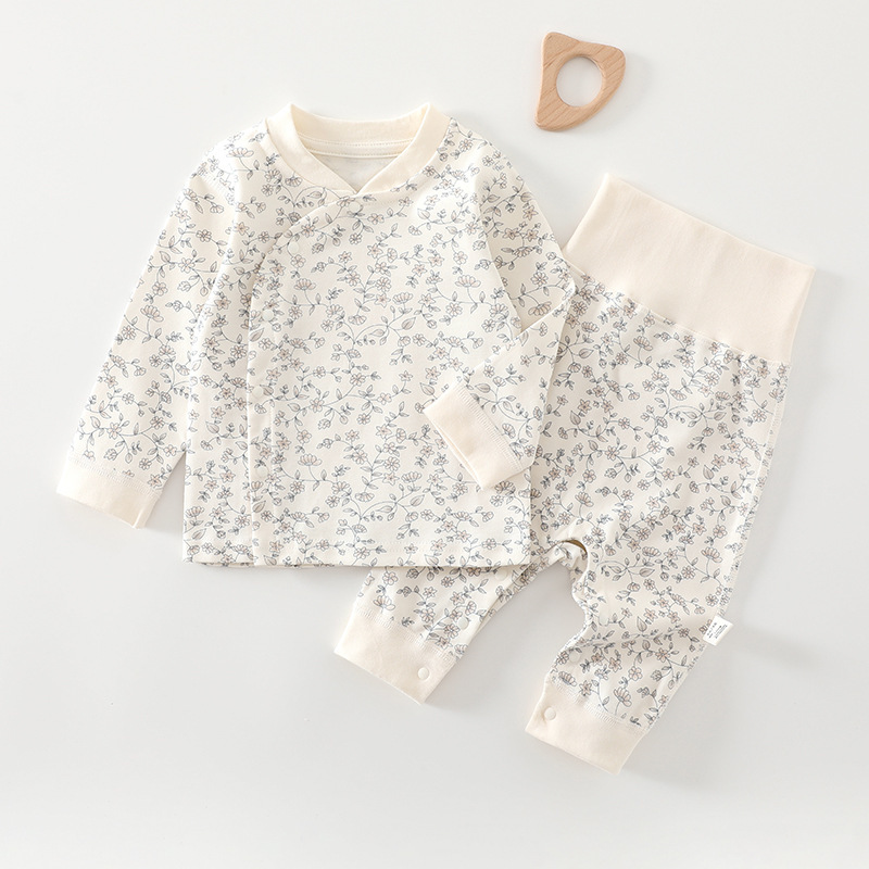新生児下着セット、秋服、長袖長ズボン、純綿ボトムス、秋服、長ズボン|undefined