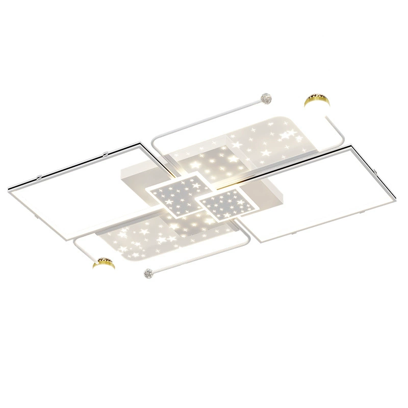 Rectangular lights for living room, star projection, lamp, new collection, light luxury style