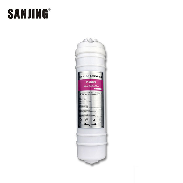 Elemento de filtro de mineralización de conexión rápida al por mayor elemento de filtro de mineral trasero de piedra maifan natural elemento de filtro de energía integrado coreano
