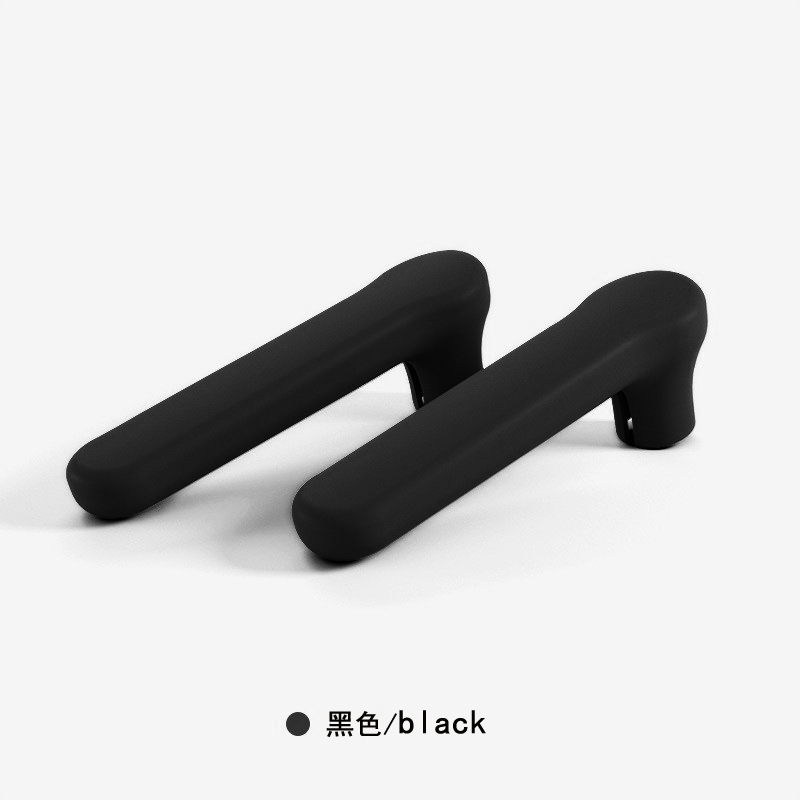 Light plate handle gloves - black