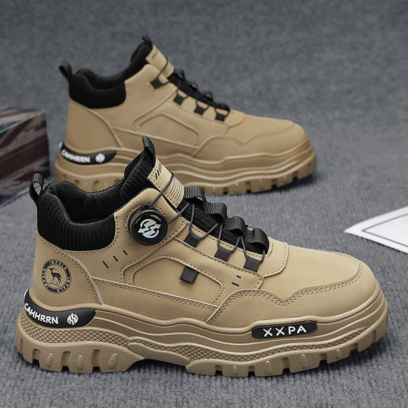 Зимние высокие ботинки Martens, альпинистский спортивный стиль, рифлёная подошва, размеры 39–44