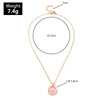 Alloy dripping geometric love Moonlight Star Divine Permination Complex Female Celacoli Necklace