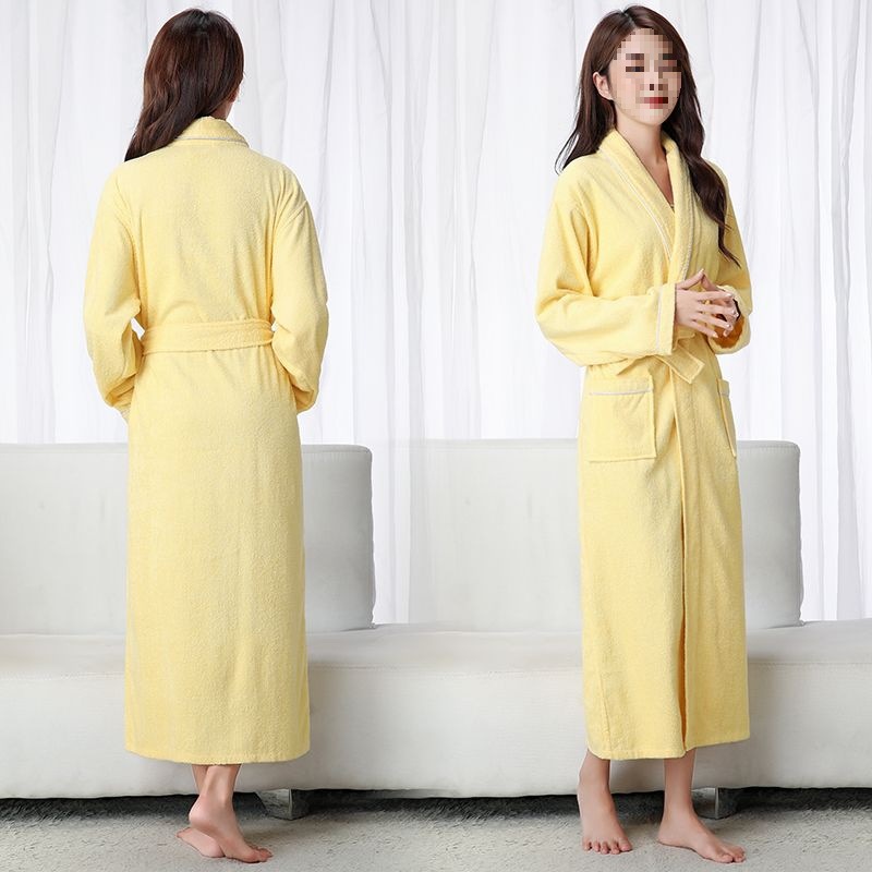 롱 타월 소재 호텔 뷰티 살롱 목욕 스커트 여성용 퓨어 코튼 목욕 가운 사계절 유니버설 10 나이트 가운 목욕 가운