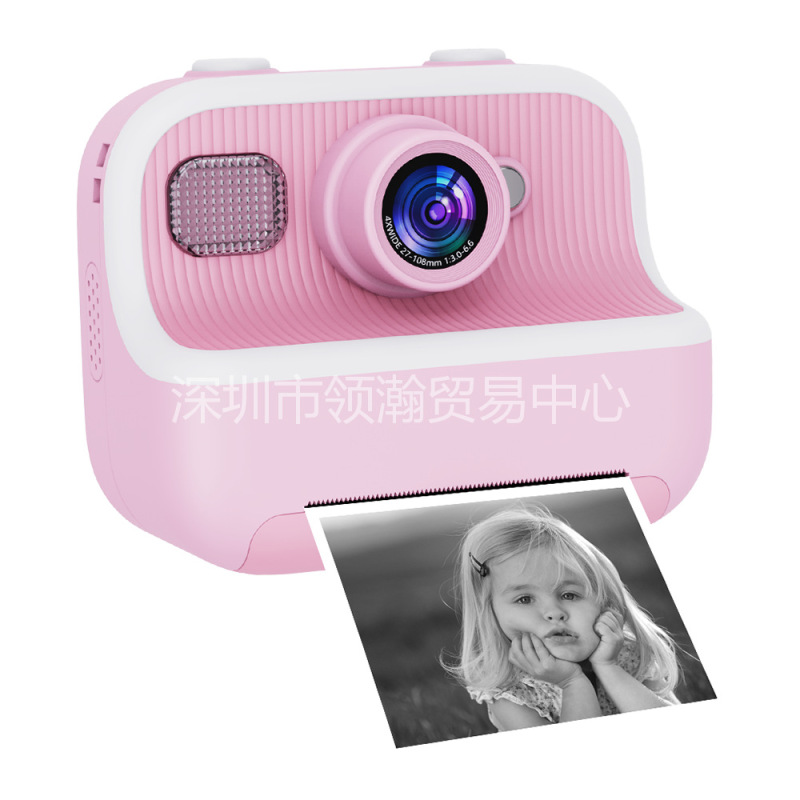 2025 新しい子供用ポラロイドカメラポータブル高精細カメラ写真印刷可能な漫画カメラ|undefined