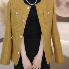 一件代发直播爆款小香风短款外套女2025秋季新品时尚百搭气质上衣
