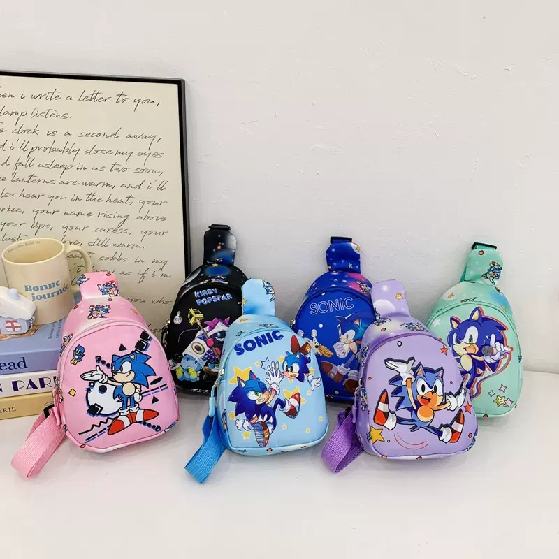 新款儿童胸包可爱卡通斜挎包潮流韩版单肩包男女宝宝休闲零钱腰包