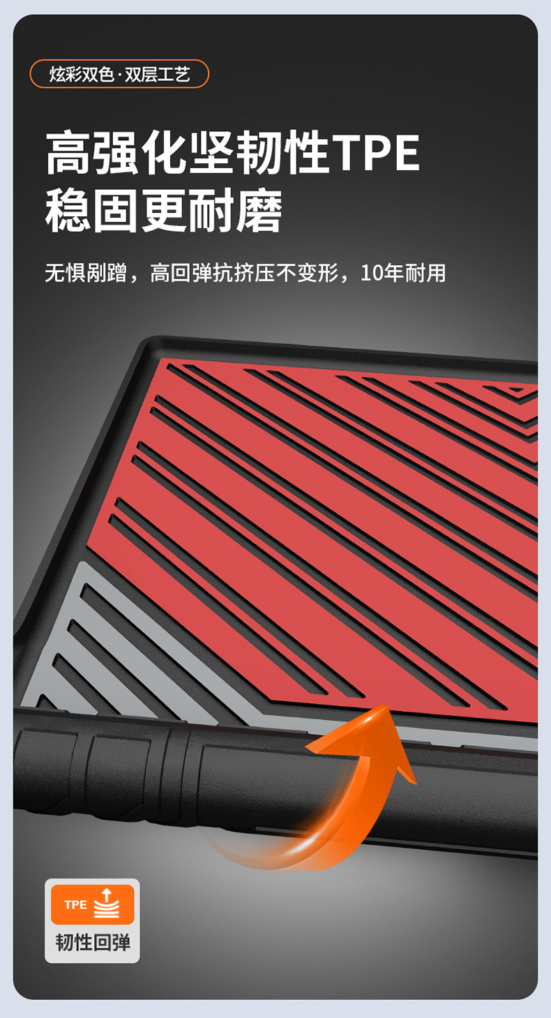 Suitable for the 2026 New Model Zhijie R7/S7, Special Colorful Tpe Car Trunk Mat, Tail Box Mat for Vehicle Use