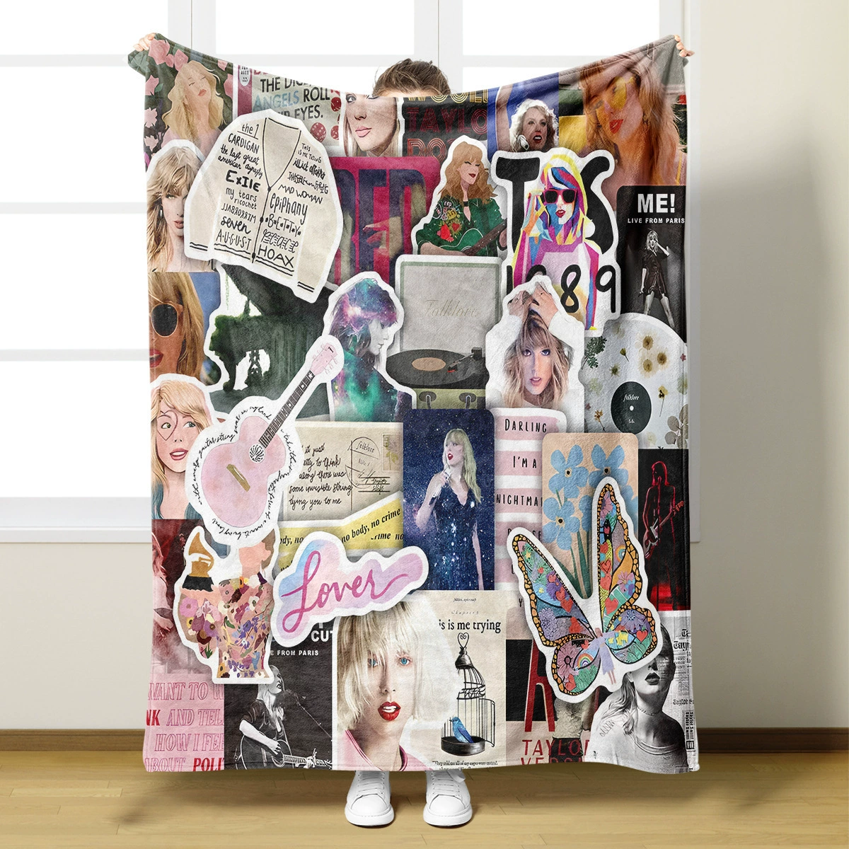 Плащ Фляэль Вигталь Печатной Банный покрывала певец TAYLOR SWIFT Taylorus Velft Calling Classes Pediament Beds Cover