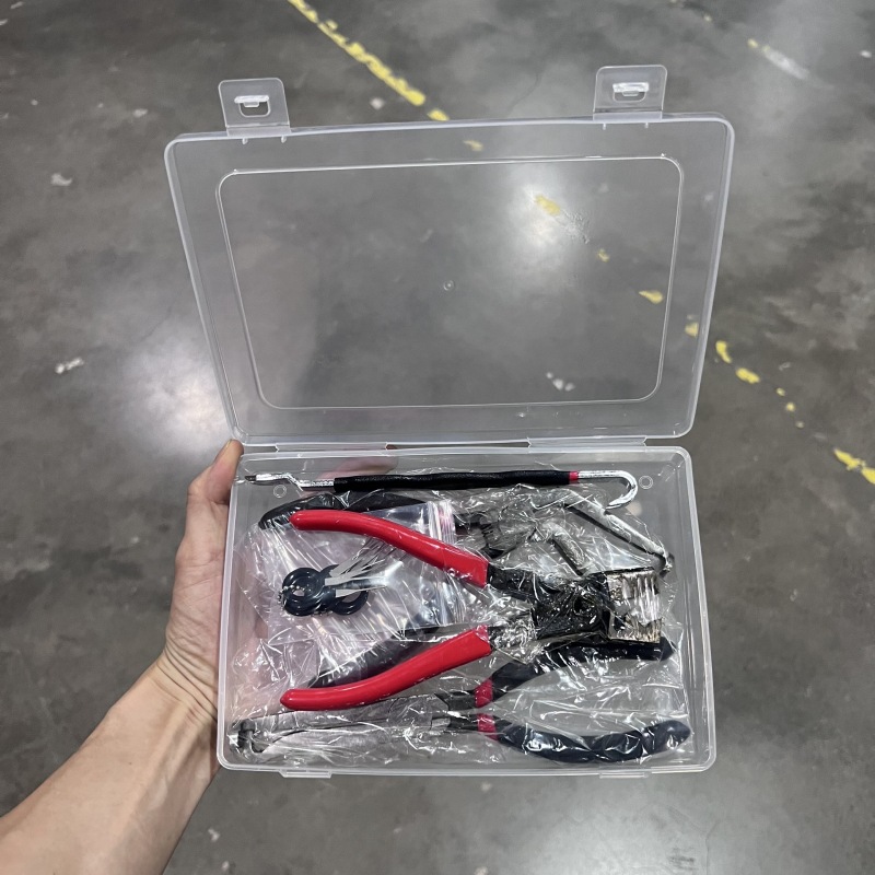 Красно-черная ручка 5 шт. (игольный экстрактор 8 шт.) + прозрачная коробка