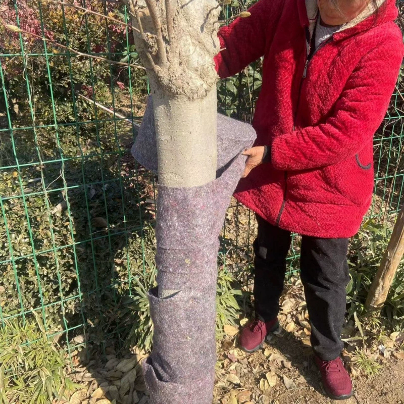 Ткань для обертывания деревьев, увлажняющая ткань, оберточная ткань, защита от холода для ландшафтных деревьев, защита от солнца и изоляционная ткань, хлопковая ткань для защиты деревьев