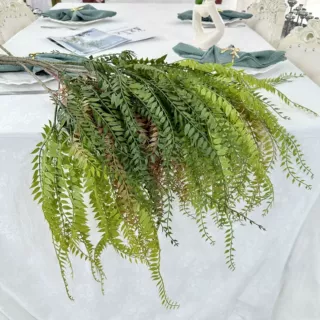 厂家直销垂钓蕨叶仿真绿植家居庭院植物墙装饰花材婚庆布景假绿植