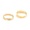 Adjustable ring stainless steel, accessory, 750 sample gold